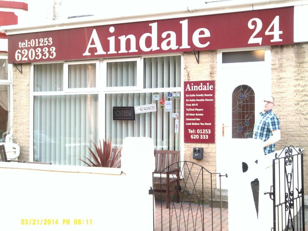 Aindale Hotel Blackpool Exterior foto